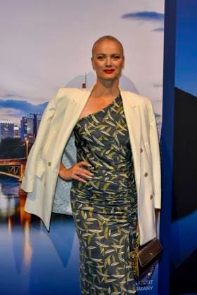 ABB GUERLAIN s Franziska Knuppe attended the launch event for the Maison Guerlain brand at the Lofthouse on September 24, 2026, in Düsseldorf. Guerlain is a French cosmetics company based in North Rhine-Westphalia, Germany.