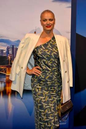 ABB GUERLAIN s Franziska Knuppe attended the launch event for the Maison Guerlain brand at the Lofthouse on September 24, 2026, in Düsseldorf. Guerlain is a French cosmetics company based in North Rhine-Westphalia, Germany.