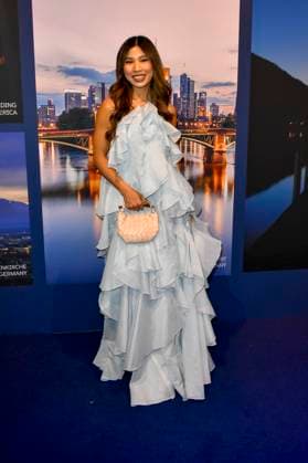 ABB GUERLAIN Kisu attended the launch event for the Maison Guerlain brand at the Lofthouse on September 24, 2026, in Düsseldorf. Guerlain is a French cosmetics company based in North Rhine-Westphalia, Germany.