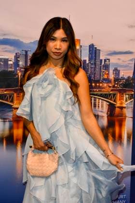 ABB GUERLAIN Kisu attended the launch celebration for the Maison Guerlain brand at the Lofthouse on September 24, 2026, in Düsseldorf. Guerlain is a French cosmetics company based in North Rhine-Westphalia, Germany.