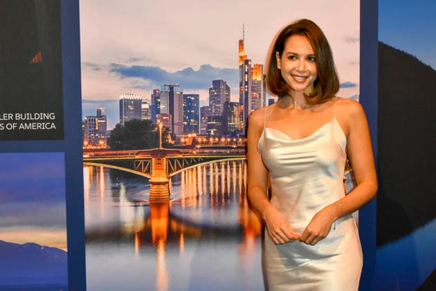 ABB GUERLAIN Mandy Capristo attended the celebration marking the launch of the Maison Guerlain brand at the Lofthouse on September 24, 2026, in Düsseldorf. Guerlain is a French cosmetics company based in North Rhine-Westphalia, Germany.
