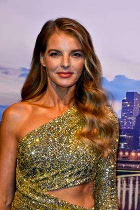 ABB GUERLAIN: Yvonne Catterfeld attends the launch event for the Maison Guerlain brand at the Lofthouse on September 24, 2026, in Düsseldorf. Guerlain is a French cosmetics company based in North Rhine-Westphalia, Germany.