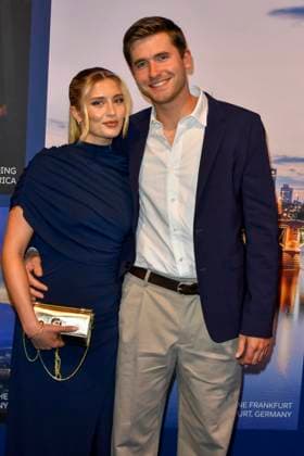 ABB GUERLAIN Luna Schweiger and her boyfriend Lucas Wenz, a show jumper, attended the celebration marking the launch of the Maison Guerlain brand at the Lofthouse on September 24, 2026, in Düsseldorf. Guerlain is a French cosmetics company based in North Rhine-Westphalia, Germany.