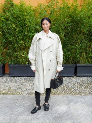 IPA88947561 - Milan, Milan Women™s Fashion Week Spring Summer 2027 - Women™s Fashion, Spring Summer 2027 - Tod™s fashion show - guests pictured: Nana Eikura  Copyright: xRiccardoxGiordanox xRiccardoxGiordanox IPA88947561