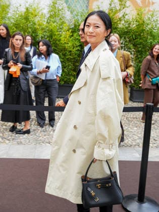 IPA88947560 - Milan, Milan Women™s Fashion Week Spring Summer 2027 - Women™s Fashion, Spring Summer 2027 - Tod™s fashion show - guests pictured: Nana Eikura  Copyright: xRiccardoxGiordanox xRiccardoxGiordanox IPA88947560