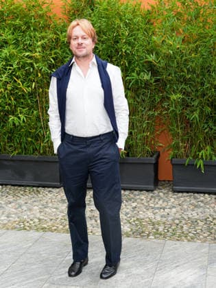 IPA88947578 - Milan, Milan Women™s Fashion Week Spring Summer 2027 - Women™s Fashion, Spring Summer 2027 - Tod™s fashion show - guests pictured: Christopher Aleo  Copyright: xRiccardoxGiordanox xRiccardoxGiordanox IPA88947578