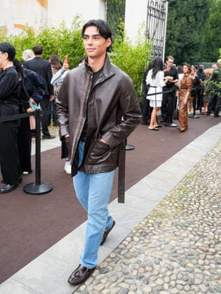 IPA88947586 - Milan, Milan Women™s Fashion Week Spring Summer 2027 - Women™s Fashion, Spring Summer 2027 - Tod™s fashion show - guests pictured: Jacob Rott  Copyright: xRiccardoxGiordanox xRiccardoxGiordanox IPA88947586