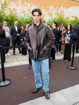 IPA88947589 - Milan, Milan Women™s Fashion Week Spring Summer 2027 - Women™s Fashion, Spring Summer 2027 - Tod™s fashion show - guests pictured: Jacob Rott  Copyright: xRiccardoxGiordanox xRiccardoxGiordanox IPA88947589