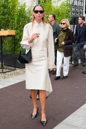 IPA88947590 - Milan, Milan Women™s Fashion Week Spring Summer 2027 - Women™s Fashion, Spring Summer 2027 - Tod™s fashion show - guests pictured: Candela Pelizza  Copyright: xRiccardoxGiordanox xRiccardoxGiordanox IPA88947590