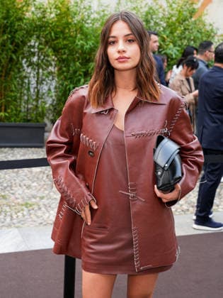 IPA88947563 - Milan, Milan Women™s Fashion Week Spring Summer 2027 - Women™s Fashion, Spring Summer 2027 - Tod™s fashion show - guests pictured: Beatrice Savignani  Copyright: xRiccardoxGiordanox xRiccardoxGiordanox IPA88947563