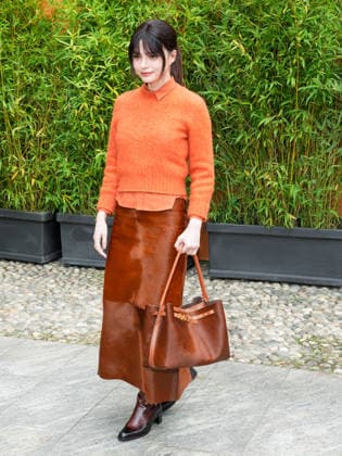 IPA88947979 - Milan, Milan Women™s Fashion Week Spring Summer 2027 - Women™s Fashion, Spring Summer 2027 - Tod™s fashion show - guests pictured: Becky Armstrong  Copyright: xRiccardoxGiordanox xRiccardoxGiordanox IPA88947979