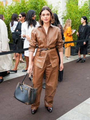 IPA88948222 - Milan, Milan Women™s Fashion Week Spring Summer 2027 - Women™s Fashion, Spring Summer 2027 - Tod™s fashion show - guests pictured: Aditi Rao Hydari  Copyright: xRiccardoxGiordanox xRiccardoxGiordanox IPA88948222