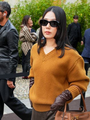 IPA88948239 - Milan, Milan Women™s Fashion Week Spring Summer 2027 - Women™s Fashion, Spring Summer 2027 - Tod™s fashion show - guests pictured: guest  Copyright: xRiccardoxGiordanox xRiccardoxGiordanox IPA88948239