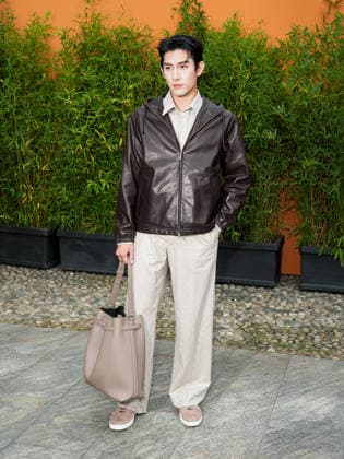 IPA88947965 - Milan, Milan Women™s Fashion Week Spring Summer 2027 - Women™s Fashion, Spring Summer 2027 - Tod™s fashion show - guests pictured: Ayden Sng  Copyright: xRiccardoxGiordanox xRiccardoxGiordanox IPA88947965