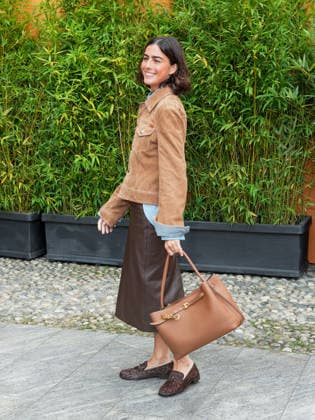 IPA88947995 - Milan, Milan Women™s Fashion Week Spring Summer 2027 - Women™s Fashion, Spring Summer 2027 - Tod™s fashion show - guests pictured: Victoria Montanari  Copyright: xRiccardoxGiordanox xRiccardoxGiordanox IPA88947995