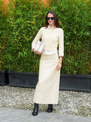 IPA88948249 - Milan, Milan Women™s Fashion Week Spring Summer 2027 - Women™s Fashion, Spring Summer 2027 - Tod™s fashion show - guests pictured: guest  Copyright: xRiccardoxGiordanox xRiccardoxGiordanox IPA88948249
