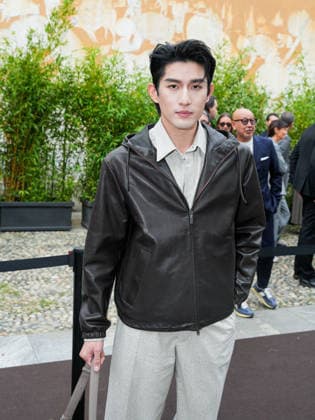 IPA88947962 - Milan, Milan Women™s Fashion Week Spring Summer 2027 - Women™s Fashion, Spring Summer 2027 - Tod™s fashion show - guests pictured: Ayden Sng  Copyright: xRiccardoxGiordanox xRiccardoxGiordanox IPA88947962