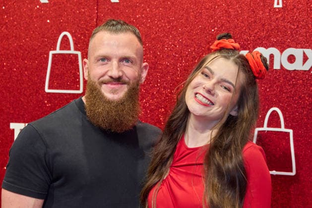 Toni Adriano Ammirabile and Klaudia Giez: Reopening of the expanded TK Maxx store during the CODE RED Night event at Alexanderplatz in Berlin on September 24, 2026 TK Maxx Store Reopening