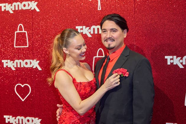 Oana Nechiti and Erich Klann: Reopening of the expanded TK Maxx store during the CODE RED Night event at Alexanderplatz in Berlin on September 24, 2026 TK Maxx Store Reopening