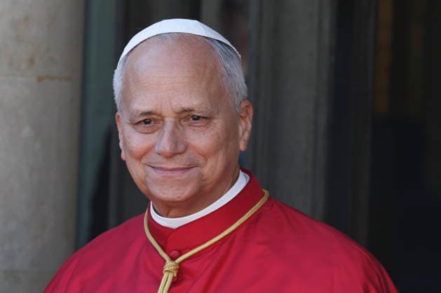 NEWS : Accueil de Sa Saintete le Pape Leon XIV par le President de la Republique - Paris - 25 09 2026 Accueil de Sa SaintetÃ le Pape LÃ on XIV par le PrÃ sident de la RÃ publique, Emmanuel Macron au Palais de l™ElysÃ e ParisFrance  Copyright: xMichtofx