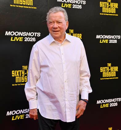 William Shatner attends the world premiere of the documentary The Sixty Year Mission: How Star Trek Changed Television and The World at the United Theatre on Broadway in downtown Los Angeles on Thursday, September 24, 2026. Storyline: The Sixty-Year Mission charts the remarkable voyage of an iconic cultural phenomenon proving that truth is stranger than science-fiction.  LAP2026092420 JIMxRUYMEN