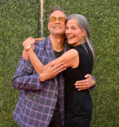 Todd Stashwick (L) and Terry Farrell attend the world premiere of the documentary The Sixty Year Mission: How Star Trek Changed Television and The World at the United Theatre on Broadway in downtown Los Angeles on Thursday, September 24, 2026. Storyline: The Sixty-Year Mission charts the remarkable voyage of an iconic cultural phenomenon proving that truth is stranger than science-fiction.  LAP2026092439 JIMxRUYMEN