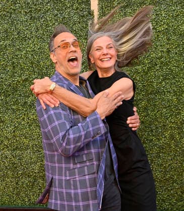 Todd Stashwick (L) and Terry Farrell attend the world premiere of the documentary The Sixty Year Mission: How Star Trek Changed Television and The World at the United Theatre on Broadway in downtown Los Angeles on Thursday, September 24, 2026. Storyline: The Sixty-Year Mission charts the remarkable voyage of an iconic cultural phenomenon proving that truth is stranger than science-fiction.  LAP2026092440 JIMxRUYMEN