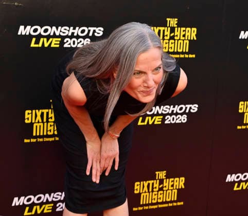 Terry Farrell attends the world premiere of the documentary The Sixty Year Mission: How Star Trek Changed Television and The World at the United Theatre on Broadway in downtown Los Angeles on Thursday, September 24, 2026. Storyline: The Sixty-Year Mission charts the remarkable voyage of an iconic cultural phenomenon proving that truth is stranger than science-fiction.  LAP2026092445 JIMxRUYMEN
