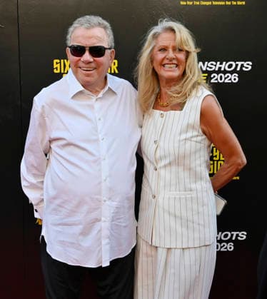 William Shatner and Elizabeth Anderson Martin attend the world premiere of the documentary The Sixty Year Mission: How Star Trek Changed Television and The World at the United Theatre on Broadway in downtown Los Angeles on Thursday, September 24, 2026. Storyline: The Sixty-Year Mission charts the remarkable voyage of an iconic cultural phenomenon proving that truth is stranger than science-fiction.  LAP2026092449 JIMxRUYMEN