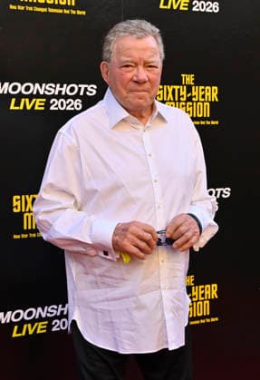 William Shatner attends the world premiere of the documentary The Sixty Year Mission: How Star Trek Changed Television and The World at the United Theatre on Broadway in downtown Los Angeles on Thursday, September 24, 2026. Storyline: The Sixty-Year Mission charts the remarkable voyage of an iconic cultural phenomenon proving that truth is stranger than science-fiction.  LAP2026092404 JIMxRUYMEN