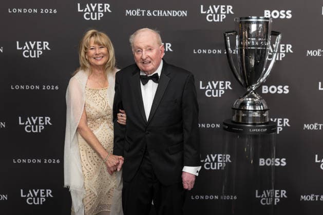 Sports stars attend the Laver Cup Opening Night Gala at Magazine London in London, England Featuring: Rod Laver Where: London, Greater London, United Kingdom When: 24 Sep 2026 Credit: Alex Cropper Cover Images **Mandatory Credit: Alex Cropper Cover Images** EDITORIAL USE ONLY. NOT FOR USE BY NEWSPAPERS BASED IN THE UK. Copyright: xx coverimg56056901