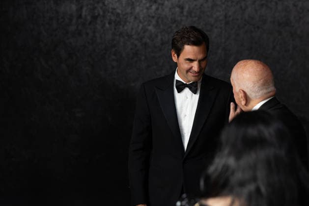 Sports stars attend the Laver Cup Opening Night Gala at Magazine London in London, England Featuring: Roger Federer Where: London, Greater London, United Kingdom When: 24 Sep 2026 Credit: Alex Cropper Cover Images **Mandatory Credit: Alex Cropper Cover Images** EDITORIAL USE ONLY. NOT FOR USE BY NEWSPAPERS BASED IN THE UK. Copyright: xx coverimg56056912
