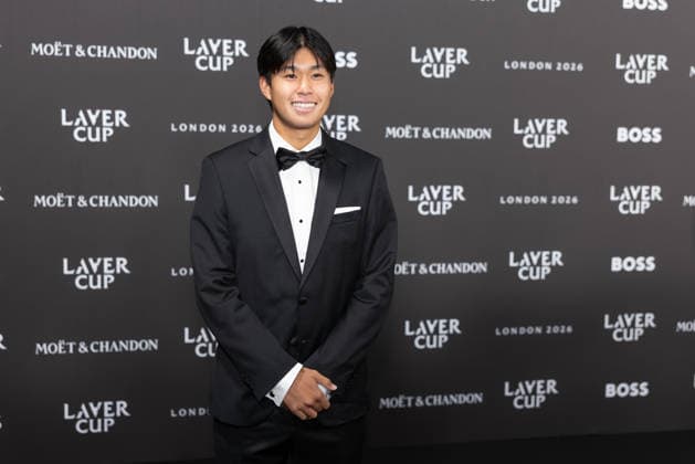Sports stars attend the Laver Cup Opening Night Gala at Magazine London in London, England Featuring: Learner Tien Where: London, Greater London, United Kingdom When: 24 Sep 2026 Credit: Alex Cropper Cover Images **Mandatory Credit: Alex Cropper Cover Images** EDITORIAL USE ONLY. NOT FOR USE BY NEWSPAPERS BASED IN THE UK. Copyright: xx coverimg56056873