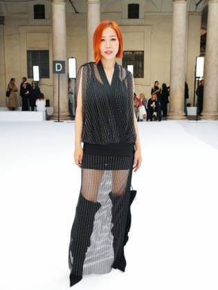 IPA88951709 - Milan, Milan Women™s Fashion Week Spring Summer 2027 - Women™s Fashion, Spring Summer 2027 - SPORTMAX fashion show - guests pictured: FAYE TSUI  Copyright: xRiccardoxGiordanox xRiccardoxGiordanox IPA88951709