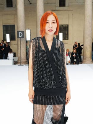 IPA88951712 - Milan, Milan Women™s Fashion Week Spring Summer 2027 - Women™s Fashion, Spring Summer 2027 - SPORTMAX fashion show - guests pictured: FAYE TSUI  Copyright: xRiccardoxGiordanox xRiccardoxGiordanox IPA88951712