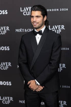 Sports stars attend the Laver Cup Opening Night Gala at Magazine London in London, England Featuring: Carlos Alcaraz Where: London, Greater London, United Kingdom When: 24 Sep 2026 Credit: Alex Cropper Cover Images **Mandatory Credit: Alex Cropper Cover Images** EDITORIAL USE ONLY. NOT FOR USE BY NEWSPAPERS BASED IN THE UK. Copyright: xx coverimg56056890