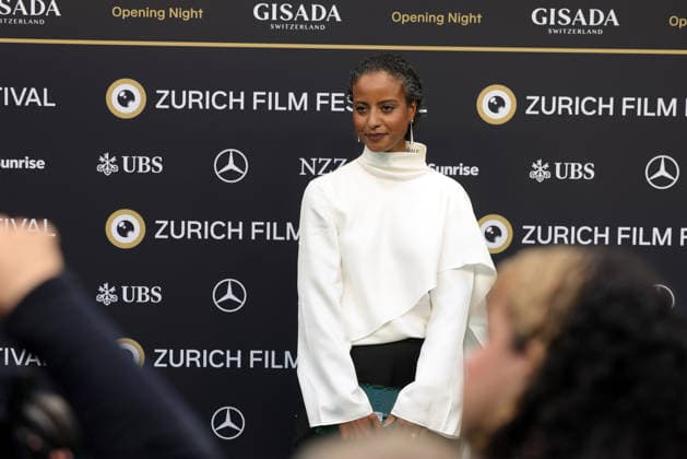 22nd Zurich Film Festival 2026: Sara Nuru, model on the green carpet at the Opening Night of the 22nd Zurich Film Festival on September 24, 2026, at the Kongresshaus Zurich, Canton of Zurich, Switzerland