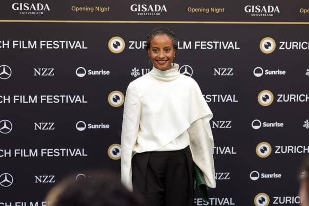 22nd Zurich Film Festival 2026: Sara Nuru, model on the green carpet at the Opening Night of the 22nd Zurich Film Festival on September 24, 2026, at the Kongresshaus Zurich, Canton of Zurich, Switzerland