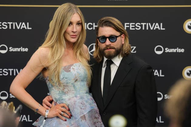 22nd Zurich Film Festival 2026: Baschi, a Swiss pop singer, with his wife Alana Netzer on the green carpet at the Opening Night of the 22nd Zurich Film Festival on September 24, 2026, at the Kongresshaus Zürich in the Canton of Zurich, Switzerland