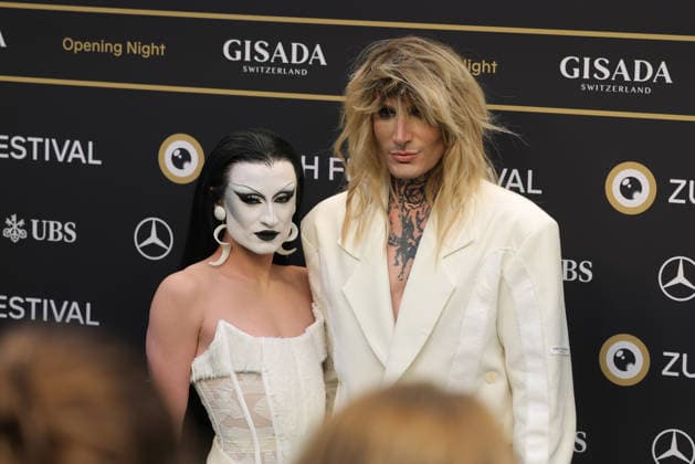 22nd Zurich Film Festival 2026: Designer Yannik Zamboni and drag queen Gottmik on the green carpet at the Opening Night of the 22nd Zurich Film Festival on September 24, 2026, at the Kongresshaus Zurich, Canton of Zurich, Switzerland