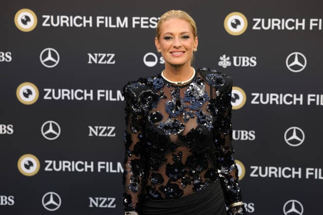 Christa Rigozzi, 22nd Zurich Film Festival 2026: Christa Rigozzi, Swiss TV host and model, on the green carpet at the Opening Night of the 22nd Zurich Film Festival on September 24, 2026, at the Kongresshaus Zurich, Canton of Zurich, Switzerland