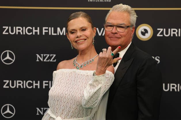 22nd Zurich Film Festival 2026: Irina Beller and Thomas Dürr on the green carpet at the Opening Night of the 22nd Zurich Film Festival on September 24, 2026, at the Kongresshaus Zürich, Canton of Zurich, Switzerland