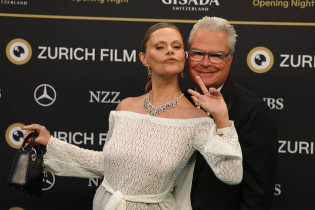 22nd Zurich Film Festival 2026: Irina Beller and Thomas Dürr on the green carpet at the Opening Night of the 22nd Zurich Film Festival on September 24, 2026, at the Kongresshaus Zürich, Canton of Zurich, Switzerland