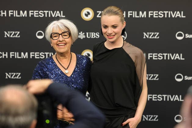 22nd Zurich Film Festival 2026: Luna Wedler, Swiss actress, with Elisabeth Baume Schneider, Swiss Federal Councilor, on the green carpet at the Opening Night of the 22nd Zurich Film Festival on September 24, 2026, at the Kongresshaus Zürich, Canton of Zurich, Switzerland