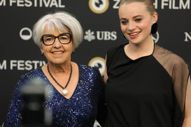 22nd Zurich Film Festival 2026: Luna Wedler, Swiss actress, with Elisabeth Baume Schneider, Swiss Federal Councilor, on the green carpet at the Opening Night of the 22nd Zurich Film Festival on September 24, 2026, at the Kongresshaus Zürich, Canton of Zurich, Switzerland
