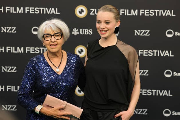 22nd Zurich Film Festival 2026: Luna Wedler, Swiss actress, with Elisabeth Baume Schneider, Swiss Federal Councilor, on the green carpet at the Opening Night of the 22nd Zurich Film Festival on September 24, 2026, at the Kongresshaus Zürich, Canton of Zurich, Switzerland