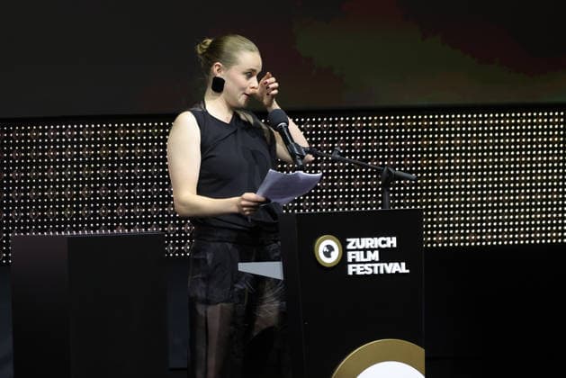 22nd Zurich Film Festival 2026 Acceptance Speech by Luna Sofia Wedler, Swiss actress, upon receiving the Golden Eye Award Opening Night of the 22nd Zurich Film Festival on September 24, 2026, at the Kongresshaus Zürich, Canton of Zurich, Switzerland