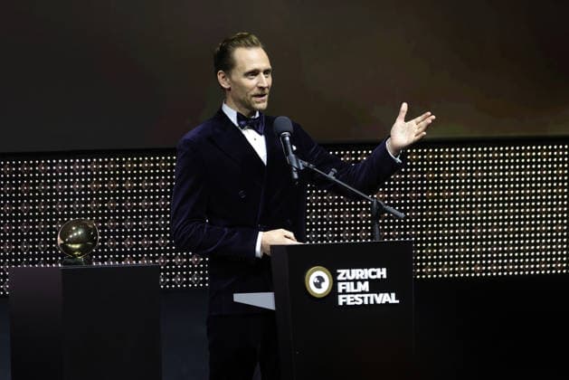 22nd Zurich Film Festival 2026: Tom Hiddleston (Thomas William Hiddleston), a British actor, will be honored with the Golden Eye Award. The opening night of the 22nd Zurich Film Festival will take place on September 24, 2026, at the Kongresshaus in Zurich, Canton of Zurich, Switzerland.