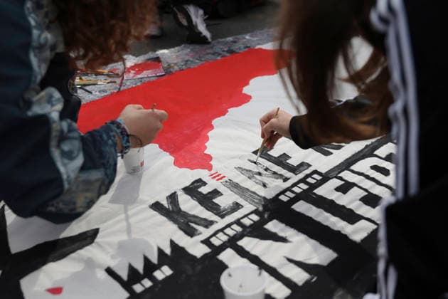 Students protest against mandatory military service in Leipzig Students protest against the planned introduction of mandatory military service in Leipzig The school strike is part of nationwide protests September 25, 2026, Leipzig