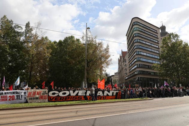 Students protest against mandatory military service in Leipzig Students protest against the planned introduction of mandatory military service in Leipzig The school strike is part of nationwide protests September 25, 2026, Leipzig